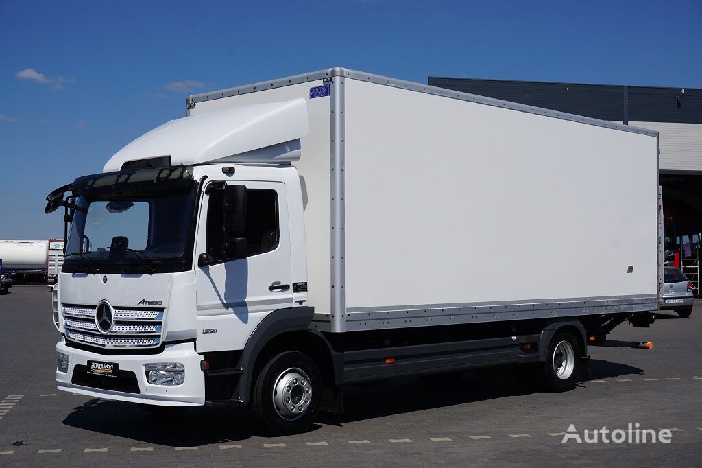 автофургон Mercedes-Benz ATEGO / 1221 / ACC / EURO 6 / KONTENER + WINDA / 17 PALET