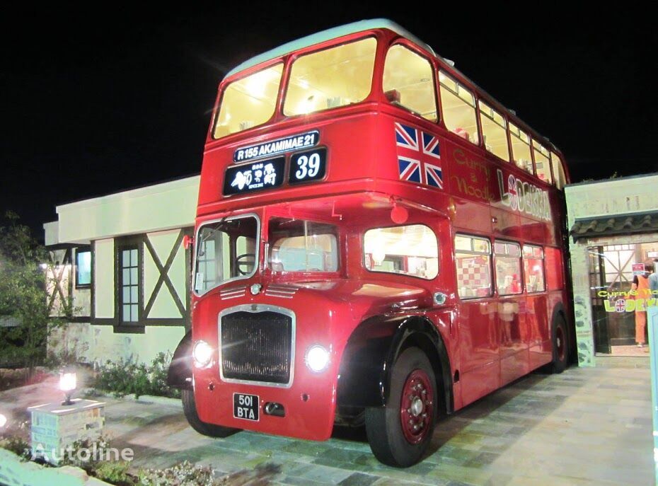 двухэтажный автобус British Bus traditional style shell for static / fixed site use