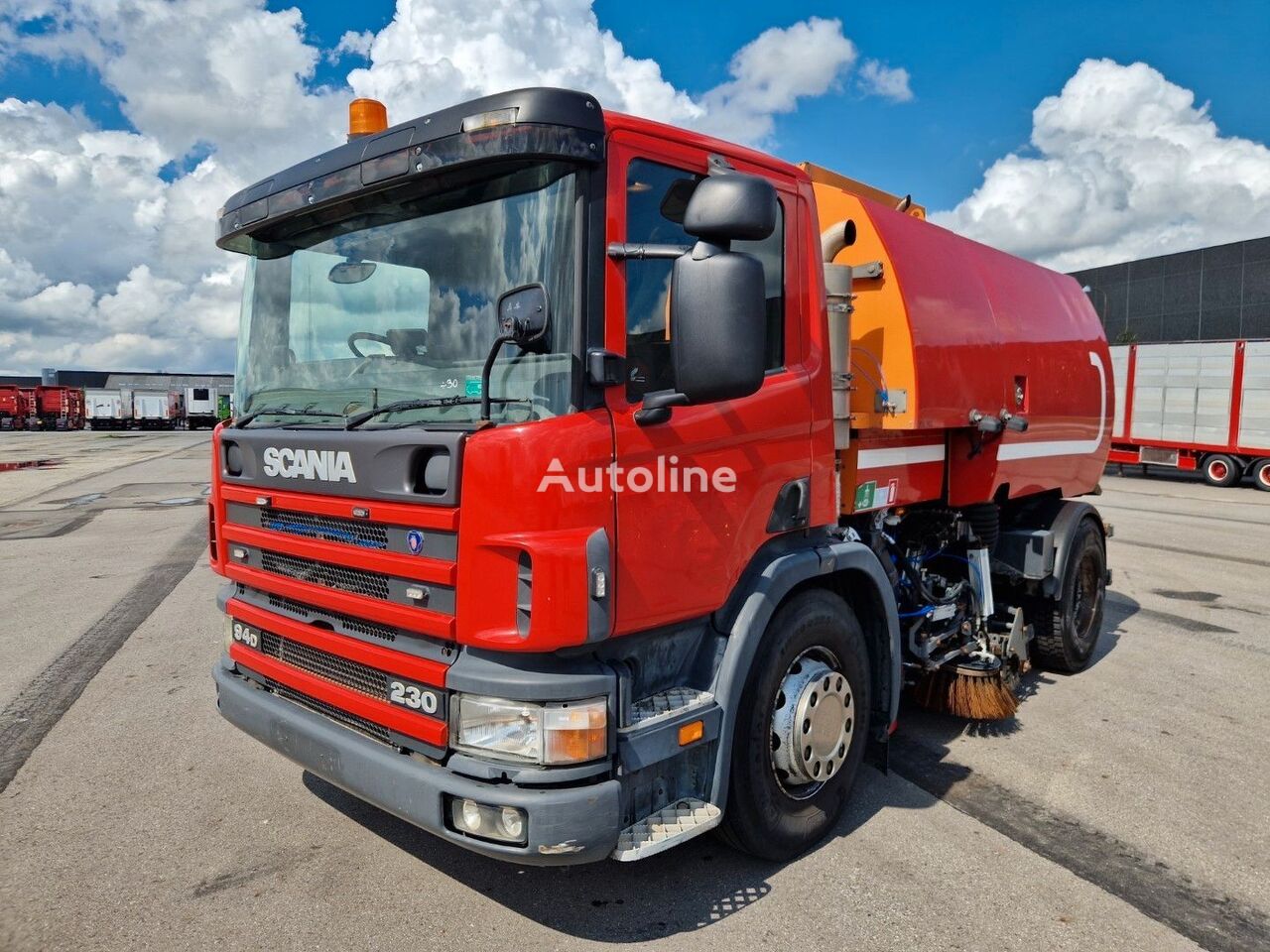 Купить уборочную машину Scania P94 230 4x2 Johnston-Beam JB 625  Kehrmaschine Дания Padborg, VR35422