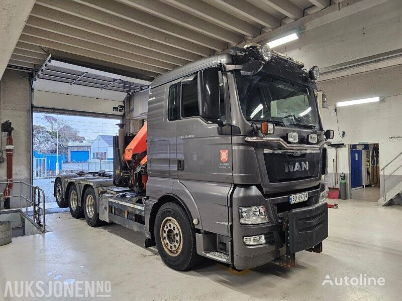 крюковой мультилифт MAN TGX 35.480 8x4/4 czołownica Hakowiec Palfinger 22002 EH