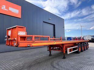 полуприцеп платформа Mol 62 tons Ballast trailer, 4 axles, 2 steering axles, Belgium- tra
