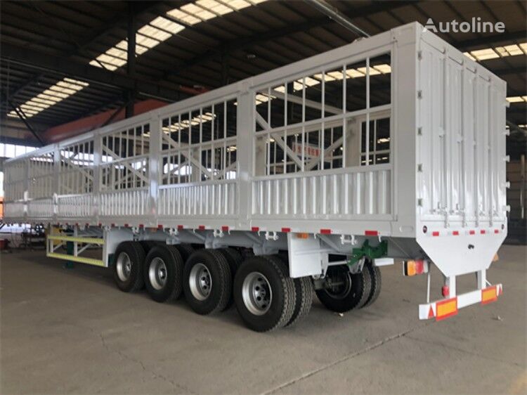 новый полуприцеп скотовоз 3 axles 4 axles livestock semitrailer