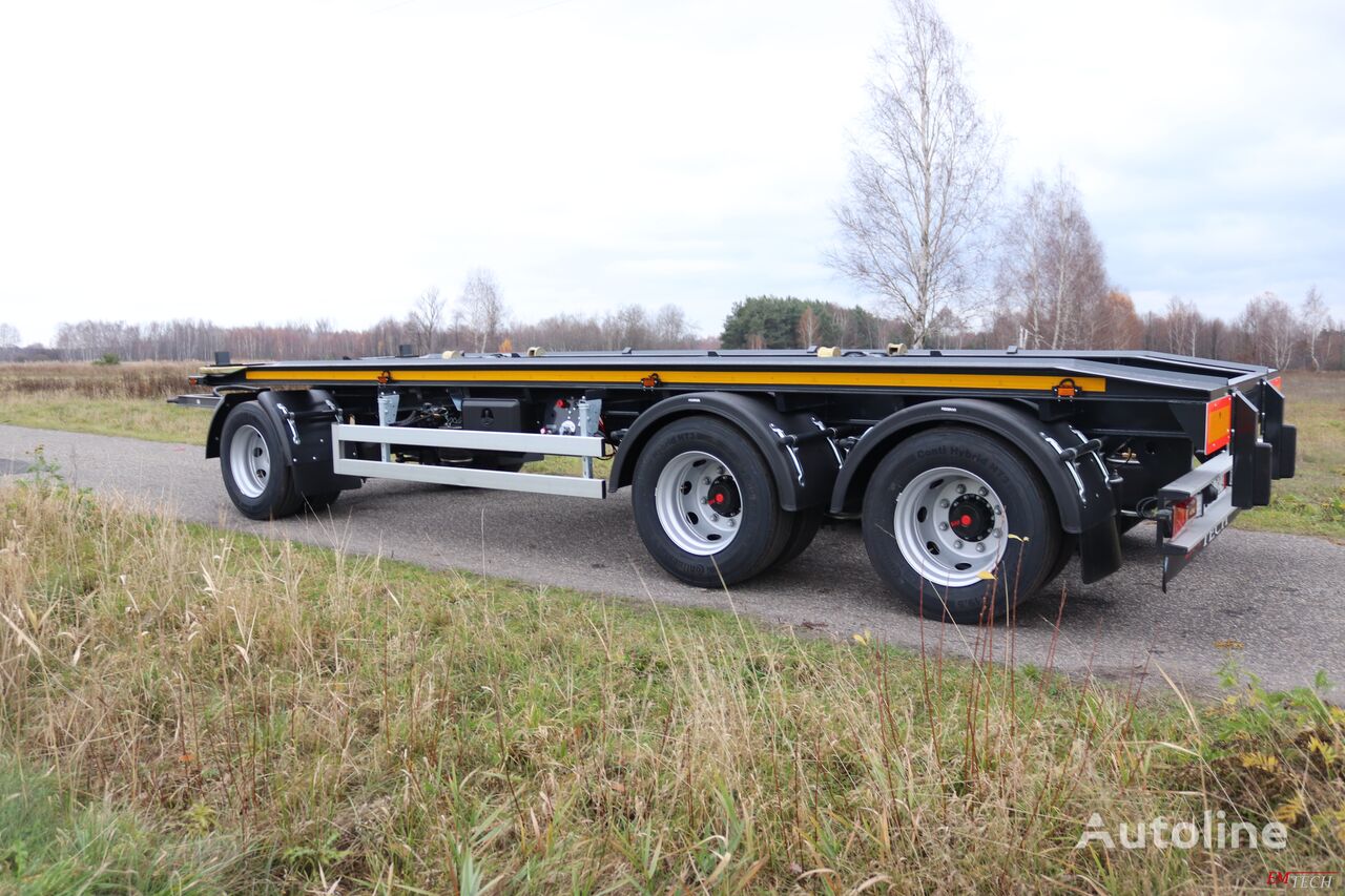 новый прицеп контейнеровоз EMTECH SERIA  PKR-DIN model 3.PKR-DIN-O (zawieszenia pneumatyczne lub r