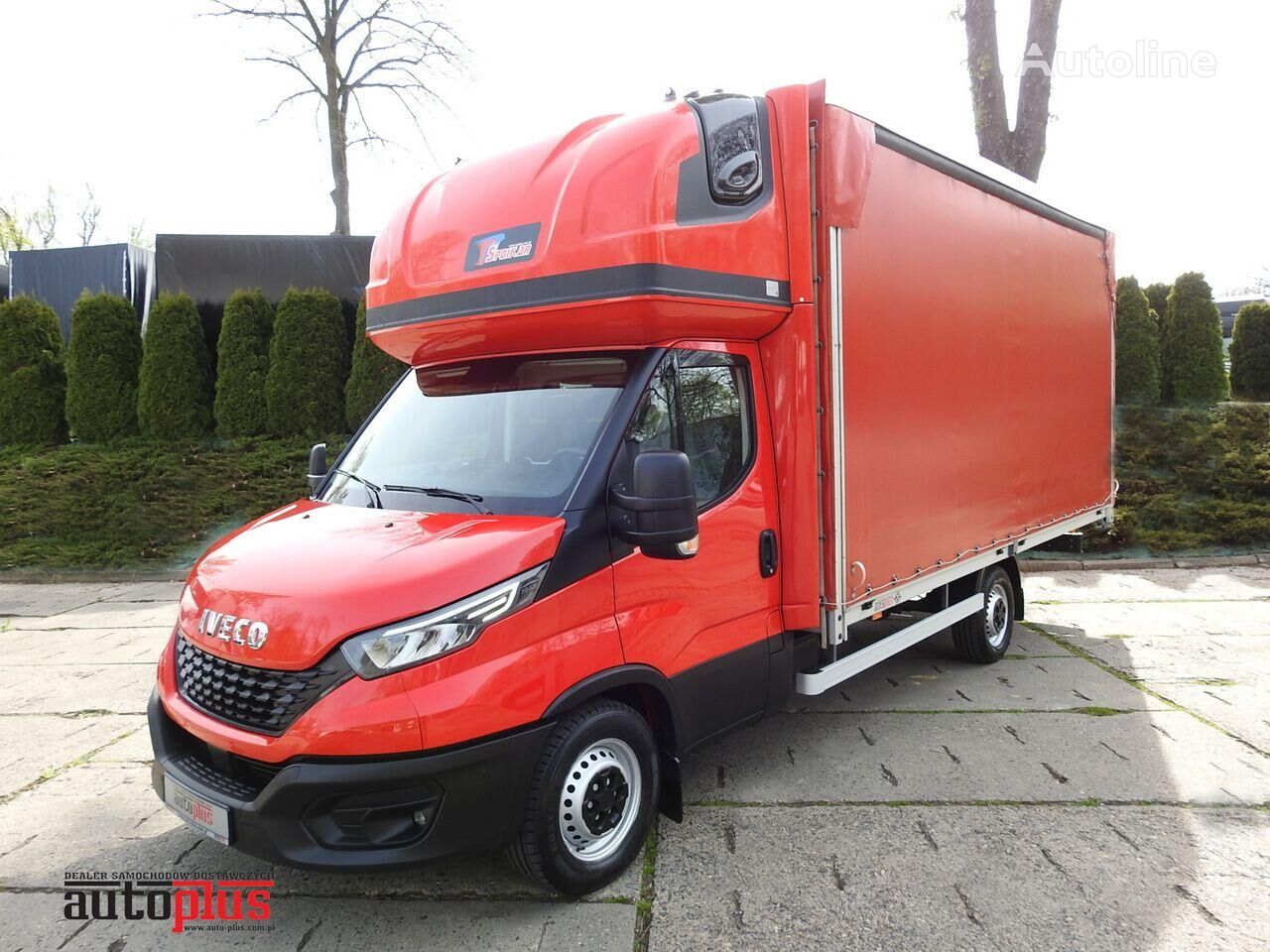 тентованный грузовик IVECO DAILY 35S18 PLANDEKA 10 PALET WEBASTO KLIMATYZACJA TEMPOMAT LEDY