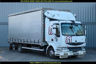 тентованный грузовик Renault MIDLUM 220.12, TAIL LIFT MBB 1500 KG,16 PALLETS