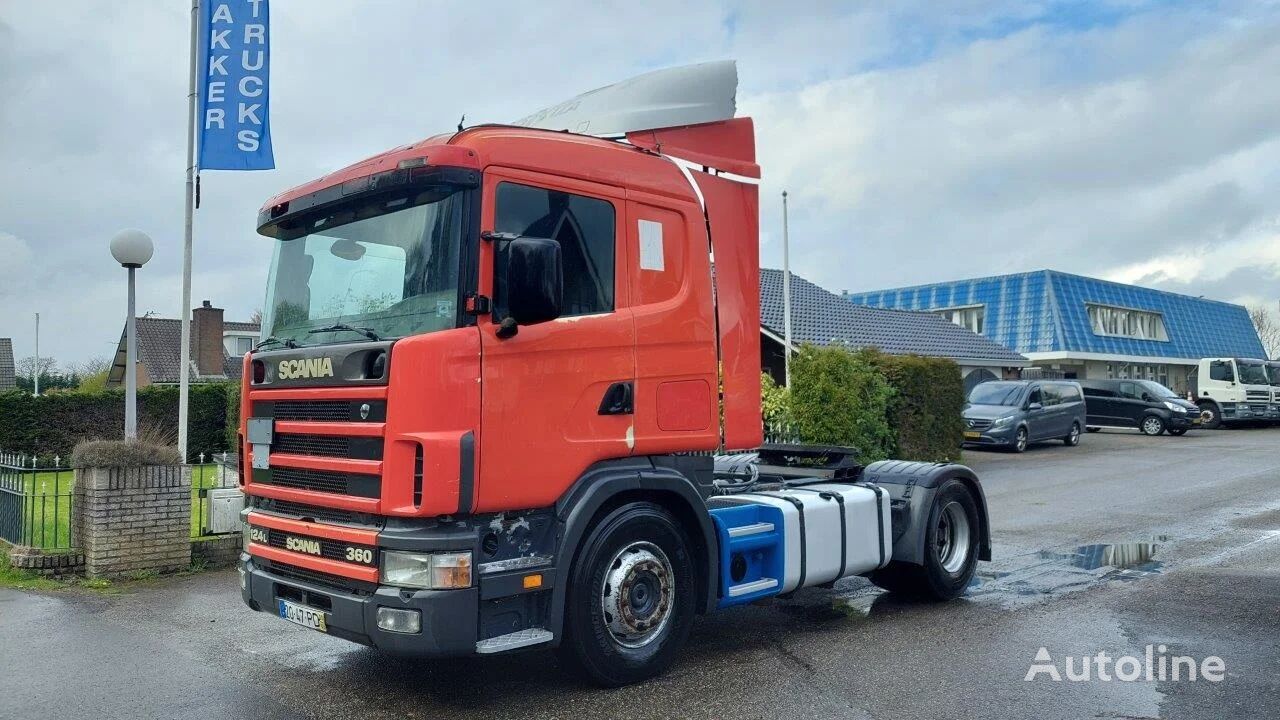 тягач Scania R124-360 360 MANUAL GEARBOX RETARDER HYDRAULIC PTO