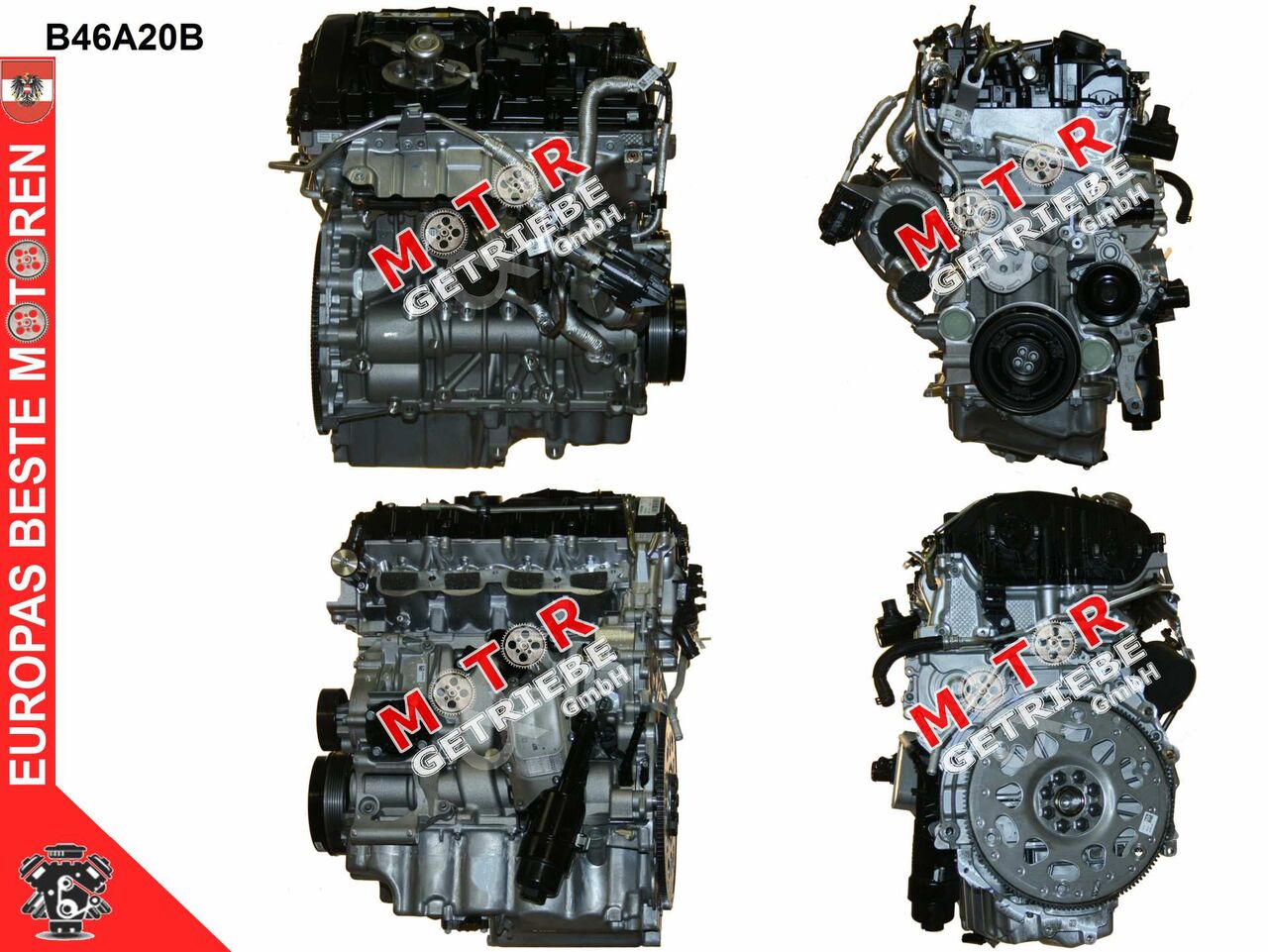 Купить двигатель B46A20B для легкового автомобиля BMW X1 (F48) xDrive 28i  Австрия Grafenstein, JG39547